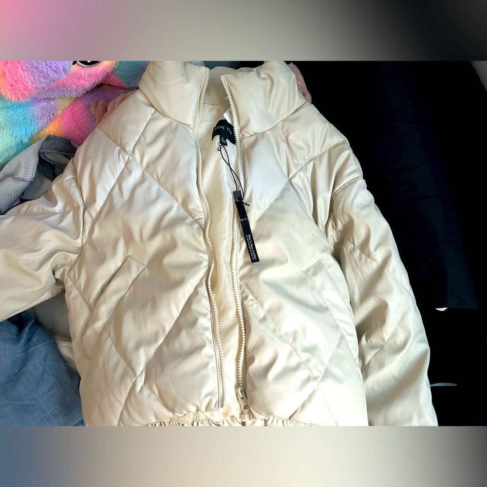 Cream Puffer coat